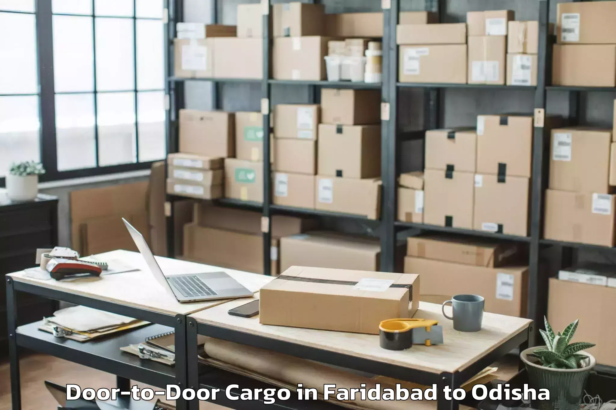 Top Faridabad to Paralakhemundi Door To Door Cargo Available